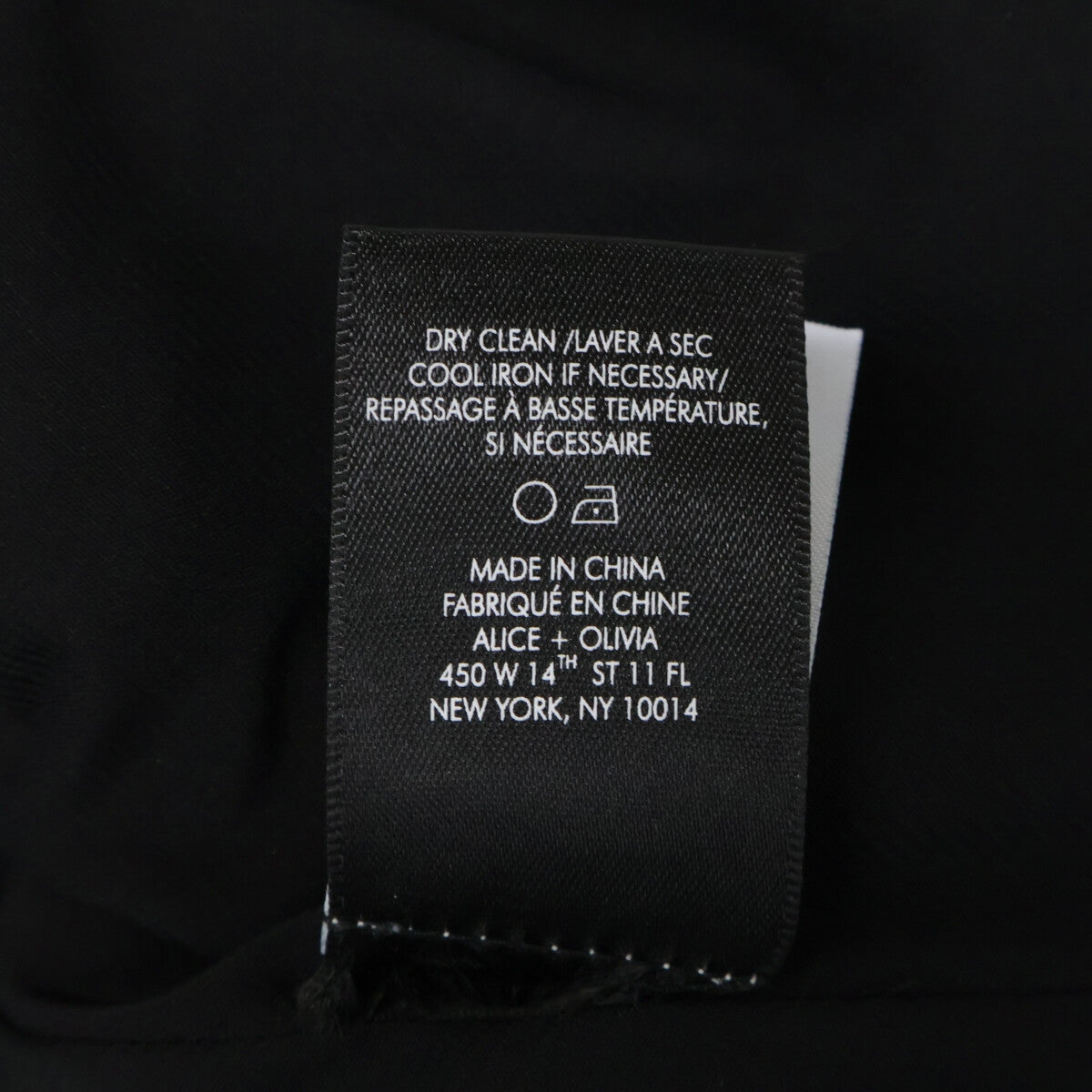 alice+olivia アリスオリビア CC210018529 ブラック チェック ビジュー ツイード ノースリーブ ワンピース ワンピース