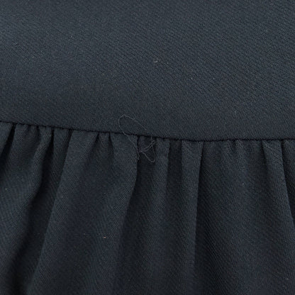 FOXEY NEW YORK フォクシーニューヨーク 35960 ネイビー Vネック ギャザーデザインノースリーブ ワンピース トップス