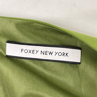 FOXEY NEW YORK フォクシーニューヨーク 38335 グリーンティ ノースリーブ レイニードレス ワンピース ワンピース