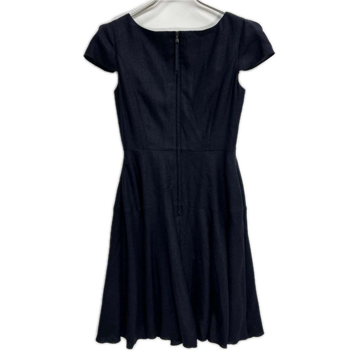 FOXEY NEW YORK フォクシーニューヨーク 38318 ネイビー ノースリーブ サラサラリネンドレス ワンピース ワンピース