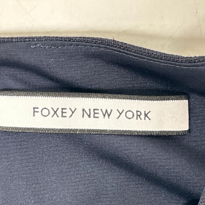 FOXEY NEW YORK フォクシーニューヨーク 38318 ネイビー ノースリーブ サラサラリネンドレス ワンピース ワンピース