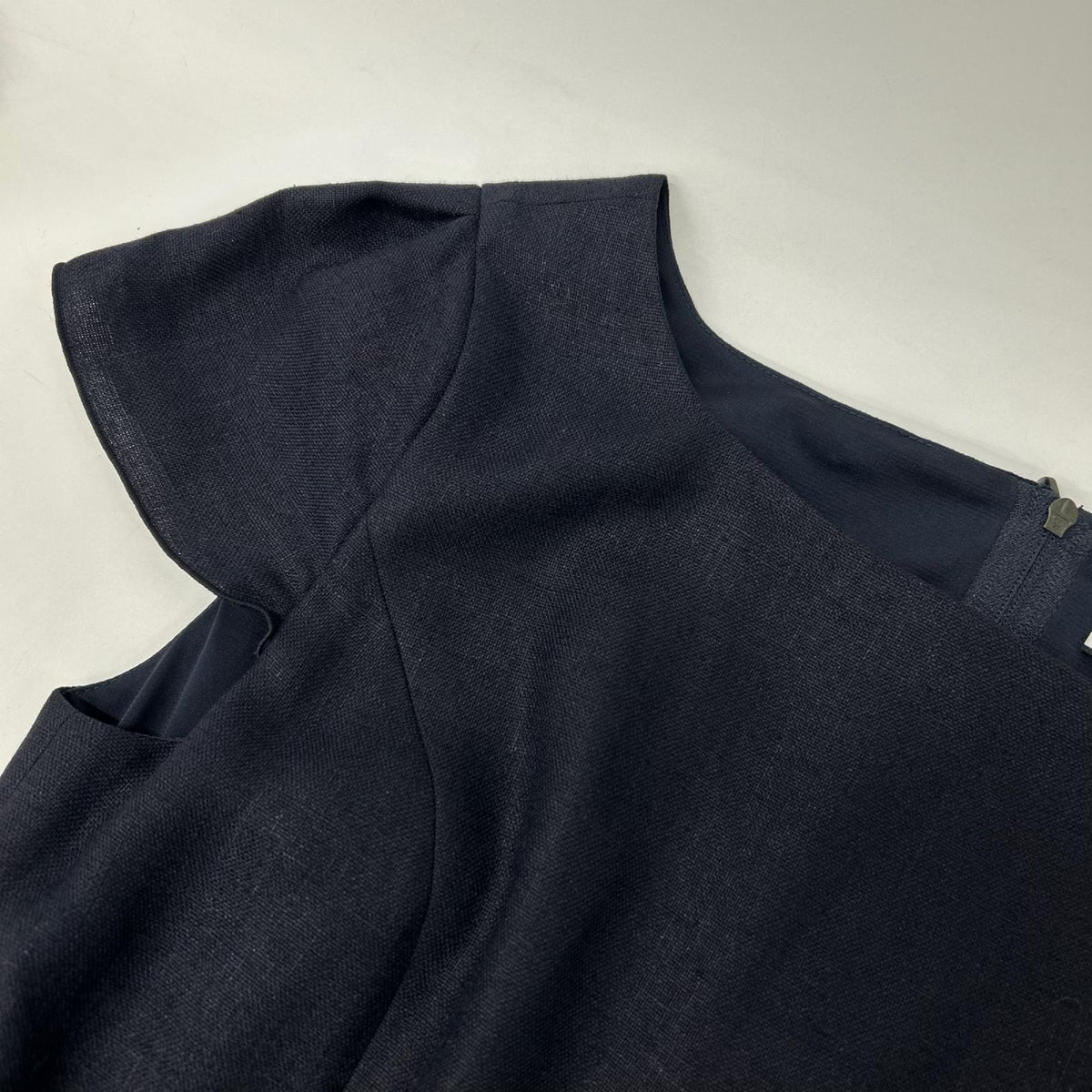 FOXEY NEW YORK フォクシーニューヨーク 38318 ネイビー ノースリーブ サラサラリネンドレス ワンピース ワンピース