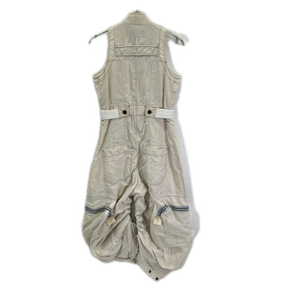 G-STAR RAW ジースターロゥ D21467-C651-110 ホワイト E Razor Jumpsuit サロペット オーバーオール オールインワン