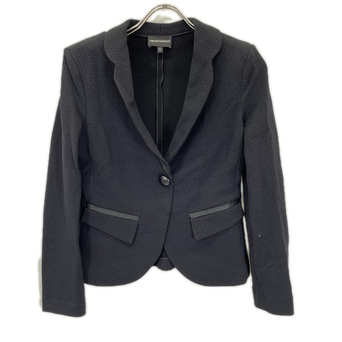 EMPORIOARMANI エンポリオアルマーニ ブラック 3H2G8R 2J78Z 1B ニット ジャケット ジャケット