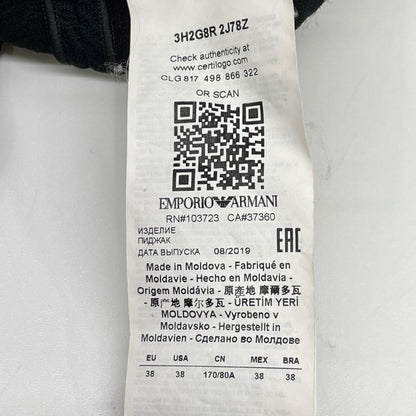 EMPORIOARMANI エンポリオアルマーニ ブラック 3H2G8R 2J78Z 1B ニット ジャケット ジャケット