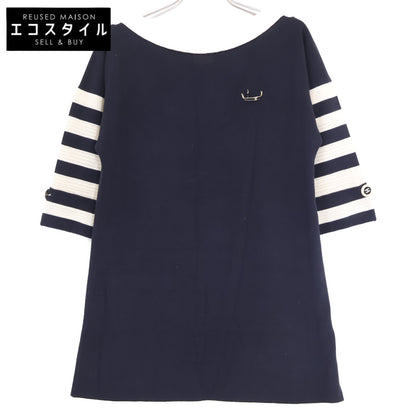 CHANEL シャネル 【国内正規】P47532K06093 七分袖 ニット ミニ ワンピース