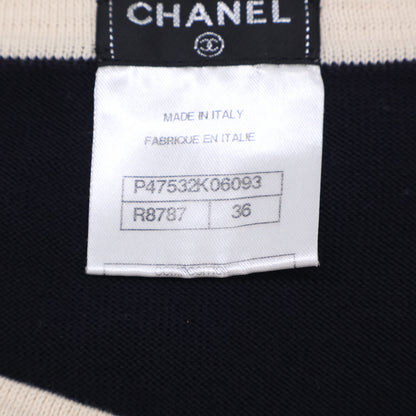 CHANEL シャネル 【国内正規】P47532K06093 七分袖 ニット ミニ ワンピース