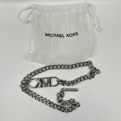 MICHAEL KORS マイケルコース MS381P04YJ ブラック チェーンホルター コットンローン ミディドレス ワンピース