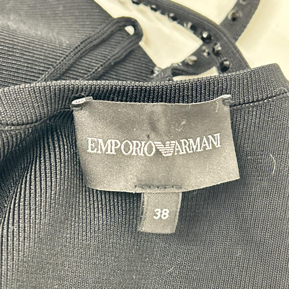 EMPORIOARMANI エンポリオアルマーニ 3L2AYA 2MB5Z ブラック クロップドトップス ワンピース アンサンブル ワンピース