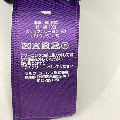 RalphLauren PURPLE LABEL ラルフローレン パープルレーベル ブラック シルク フラワー刺繍 ニット ワンピース ワンピース