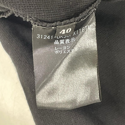 DAISY LIN デイジーリン 31241 ブラック レーヨン混 タックフリルニット ワンピース ワンピース