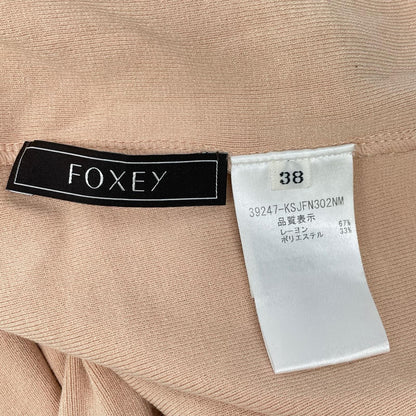 FOXEY フォクシー 39247 ベージュ ニットボレロ ニュースクエア カーディガン トップス