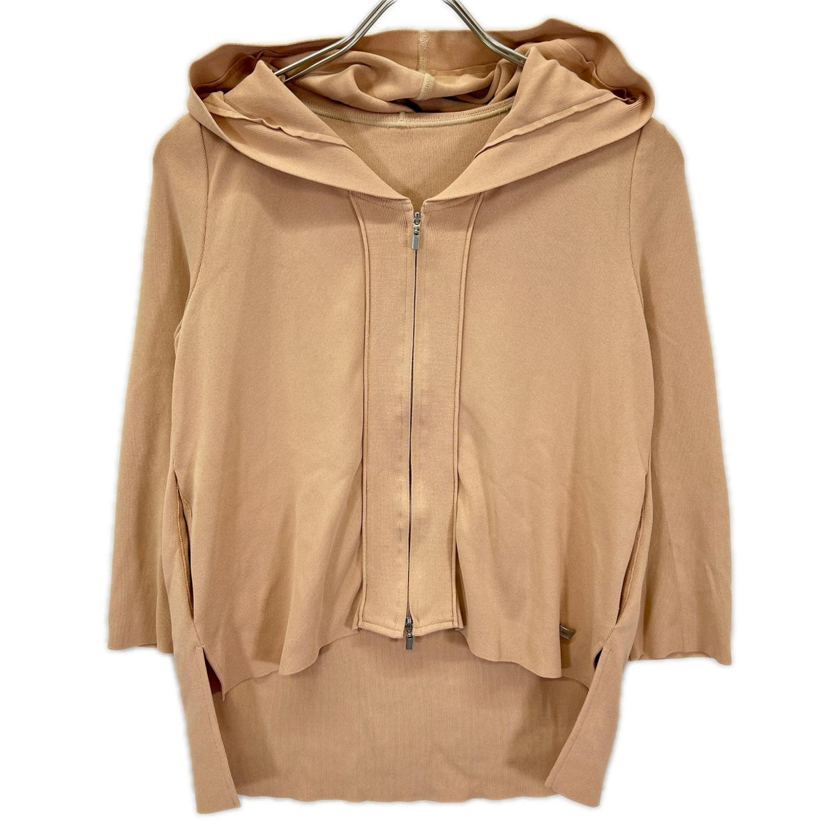 FOXEY フォクシー 31694 ベージュ ジップアップ レディライクパーカー トップス