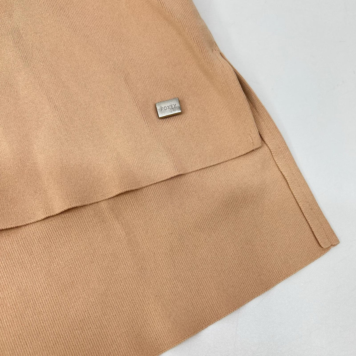FOXEY フォクシー 31694 ベージュ ジップアップ レディライクパーカー トップス