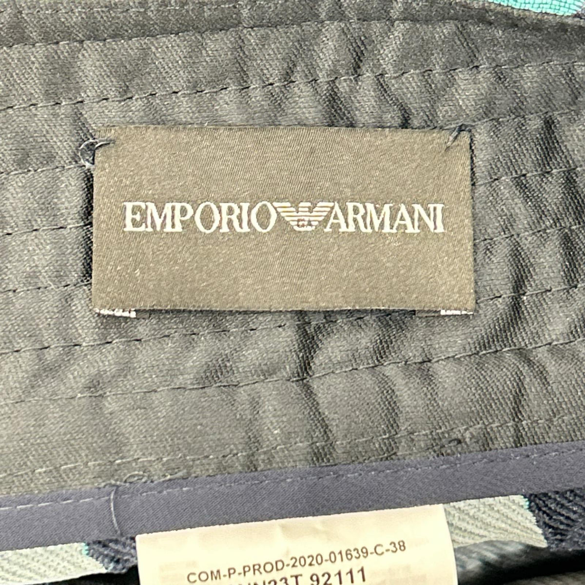 EMPORIOARMANI エンポリオアルマーニ 9NN23T 92111 ネイビー 総柄 Aライン スカート スカート