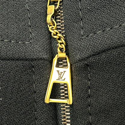 LOUIS VUITTON ルイヴィトン RW142B F6SK21UHN ブラック ウール サイドジップ スカート スカート