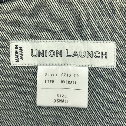 UNION LAUNCH ユニオンランチ 0713ID インディゴ デニム スリッドスカート オーバーオール トップス