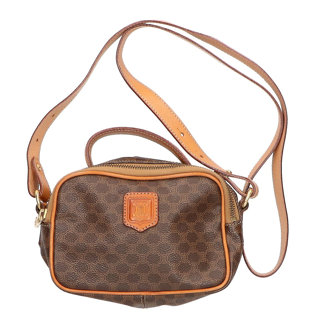 CELINE セリーヌ M94 マカダム柄 2WAY ミニショルダーバッグ ショルダーバッグ