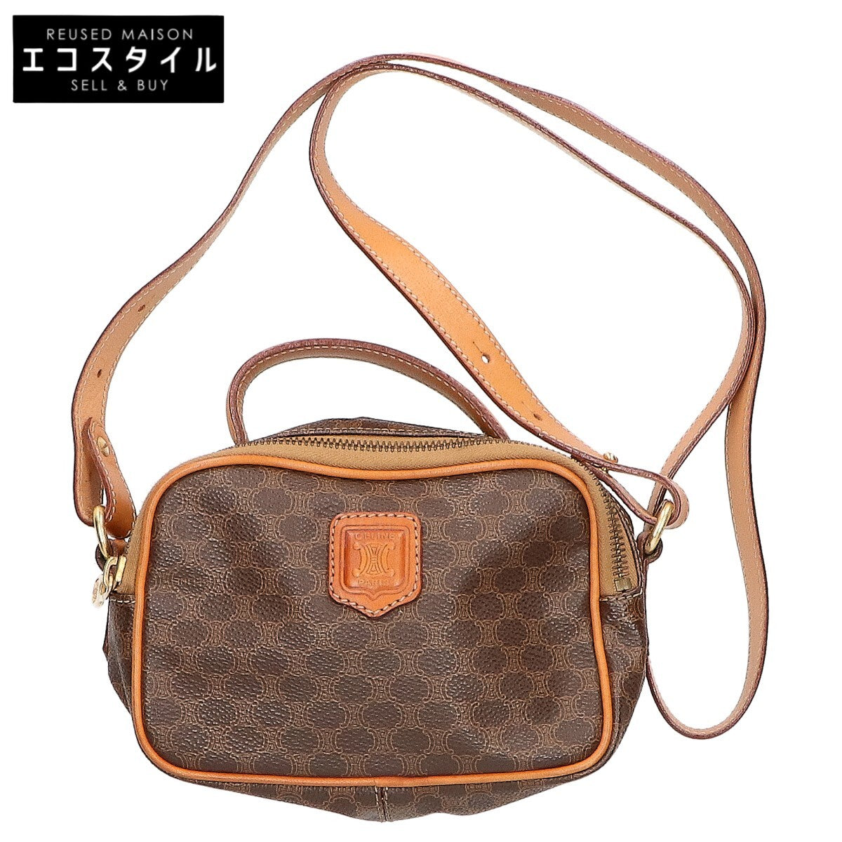 CELINE セリーヌ M94 マカダム柄 2WAY ミニショルダーバッグ ショルダーバッグ