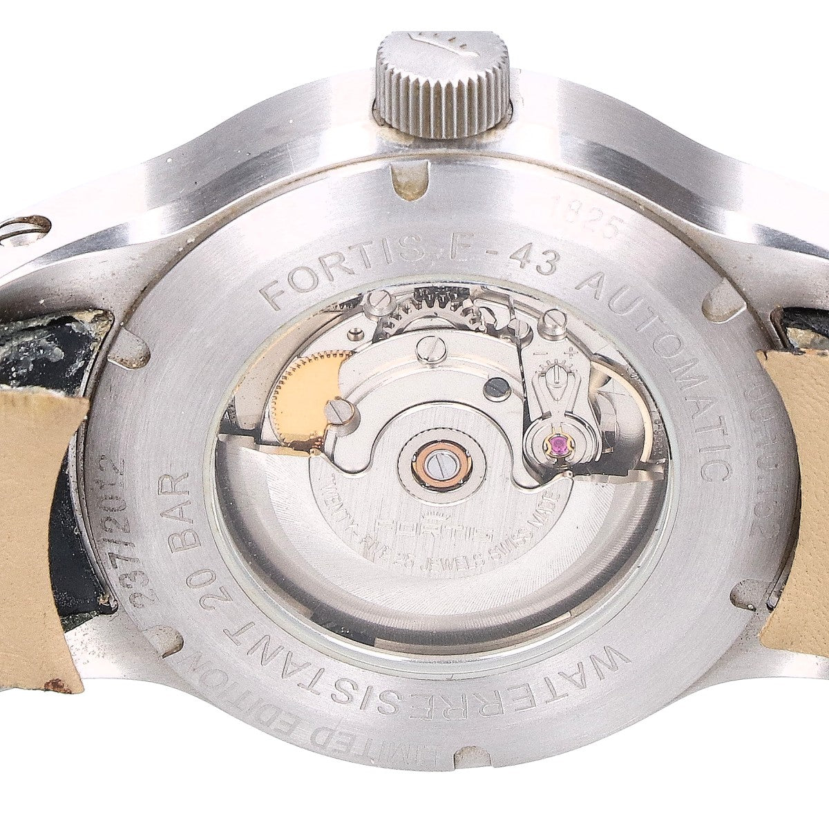 FORTIS フォルティス 700.10.162 F-43 フリーガー ビッグデイデイト 黒文字盤 自動巻き 腕時計