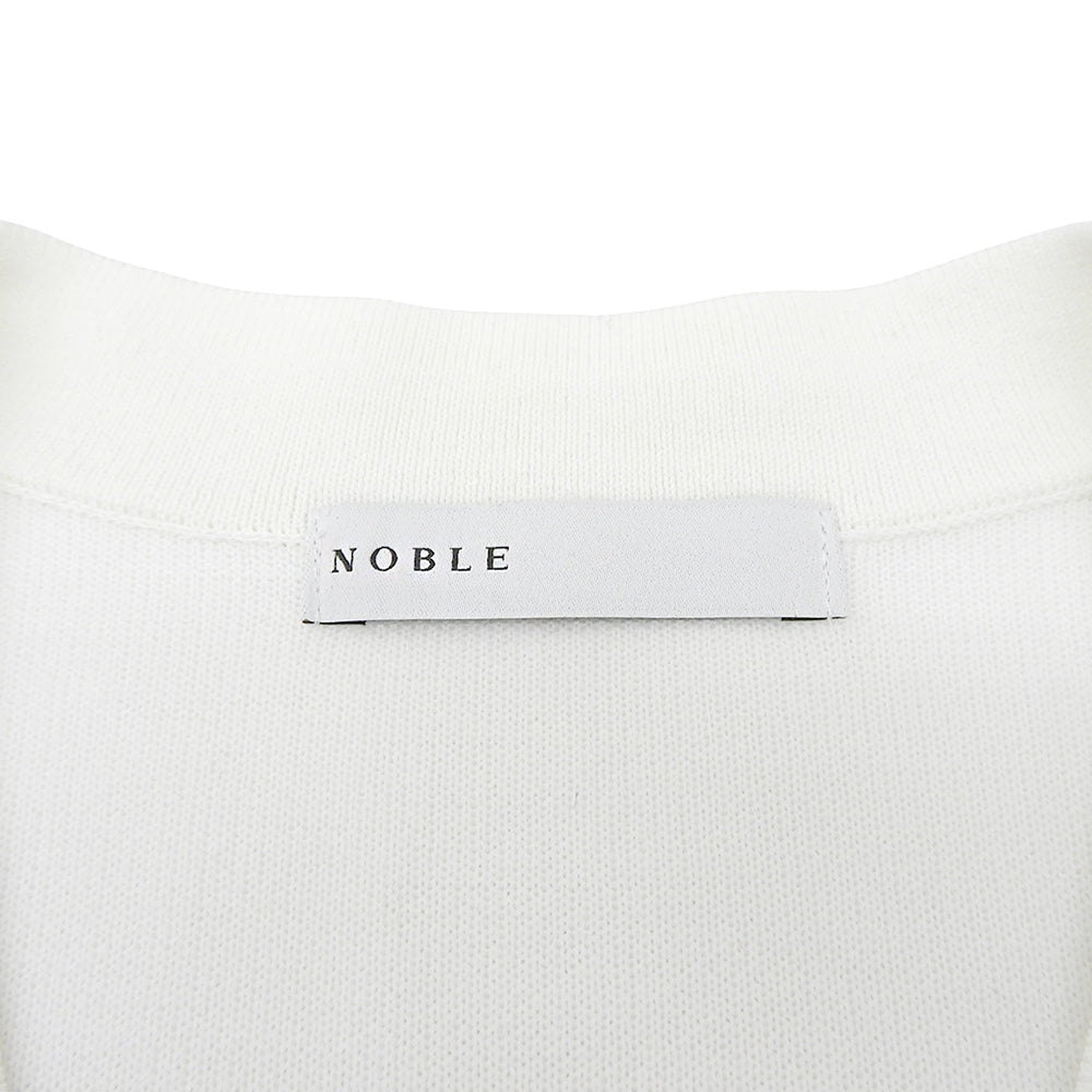 NOBLE ノーブル 美品 接結ジャケットライクカーディガン トップス レディース ホワイト 26年 トップス