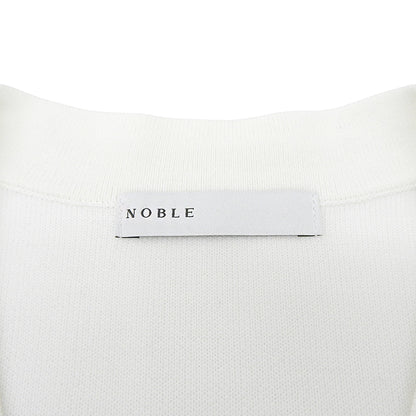NOBLE ノーブル 美品 接結ジャケットライクカーディガン トップス レディース ホワイト 26年 トップス