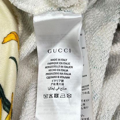 GUCCI グッチ 469250 キナリ ロゴ×フラワープリント スウェット トレーナー トップス