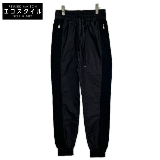 MONCLER モンクレール 19年 ブラック PANTALONE ナイロン切替 パンツ ボトムス