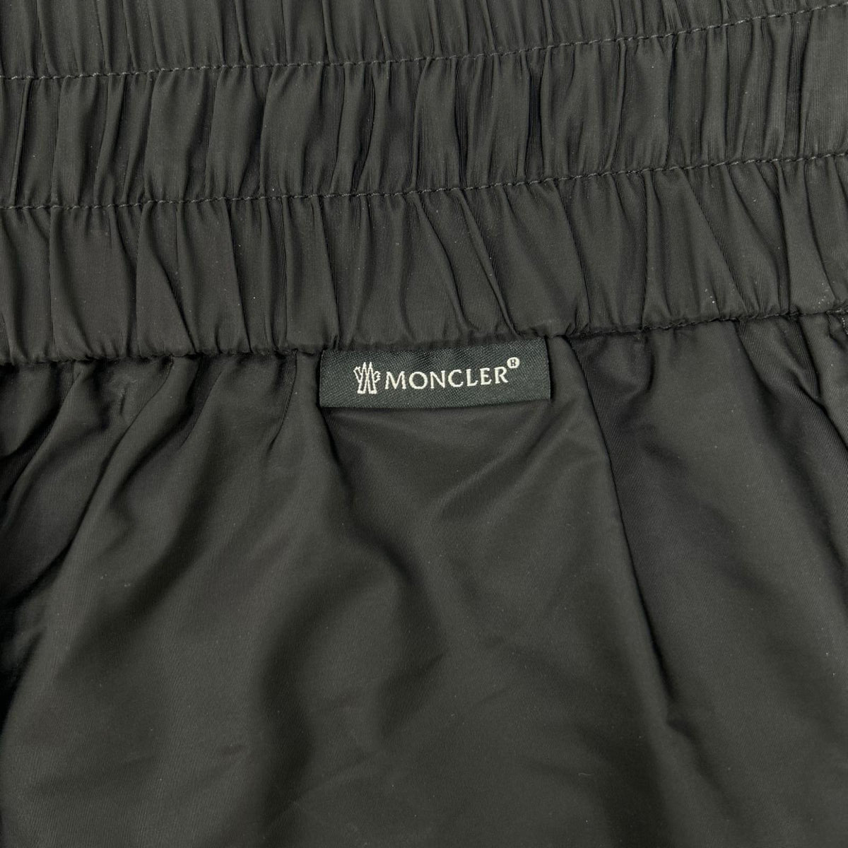 MONCLER モンクレール 19年 ブラック PANTALONE ナイロン切替 パンツ ボトムス
