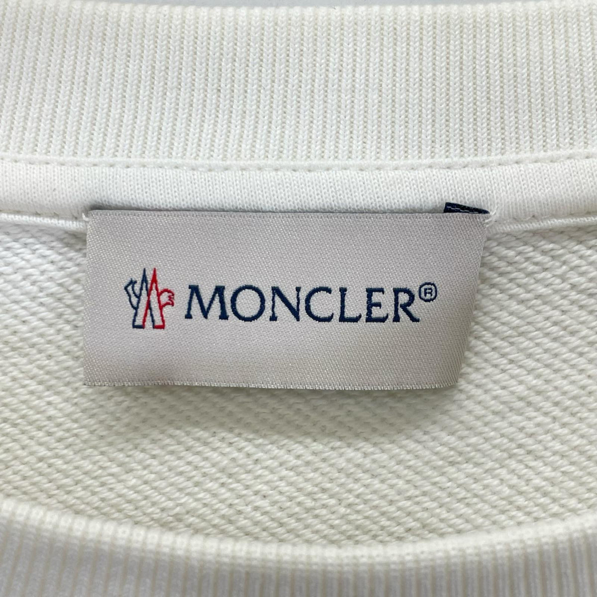 MONCLER モンクレール 16年 ホワイト MAGLIA GIROCOLLO オーシャン パームツリー トレーナー トップス