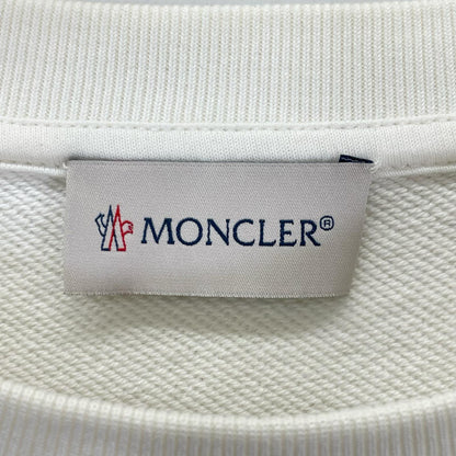 MONCLER モンクレール 16年 ホワイト MAGLIA GIROCOLLO オーシャン パームツリー トレーナー トップス