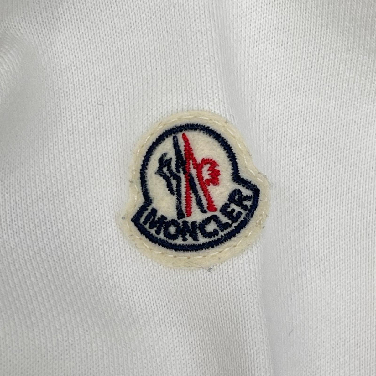 MONCLER モンクレール 16年 ホワイト MAGLIA GIROCOLLO オーシャン パームツリー トレーナー トップス