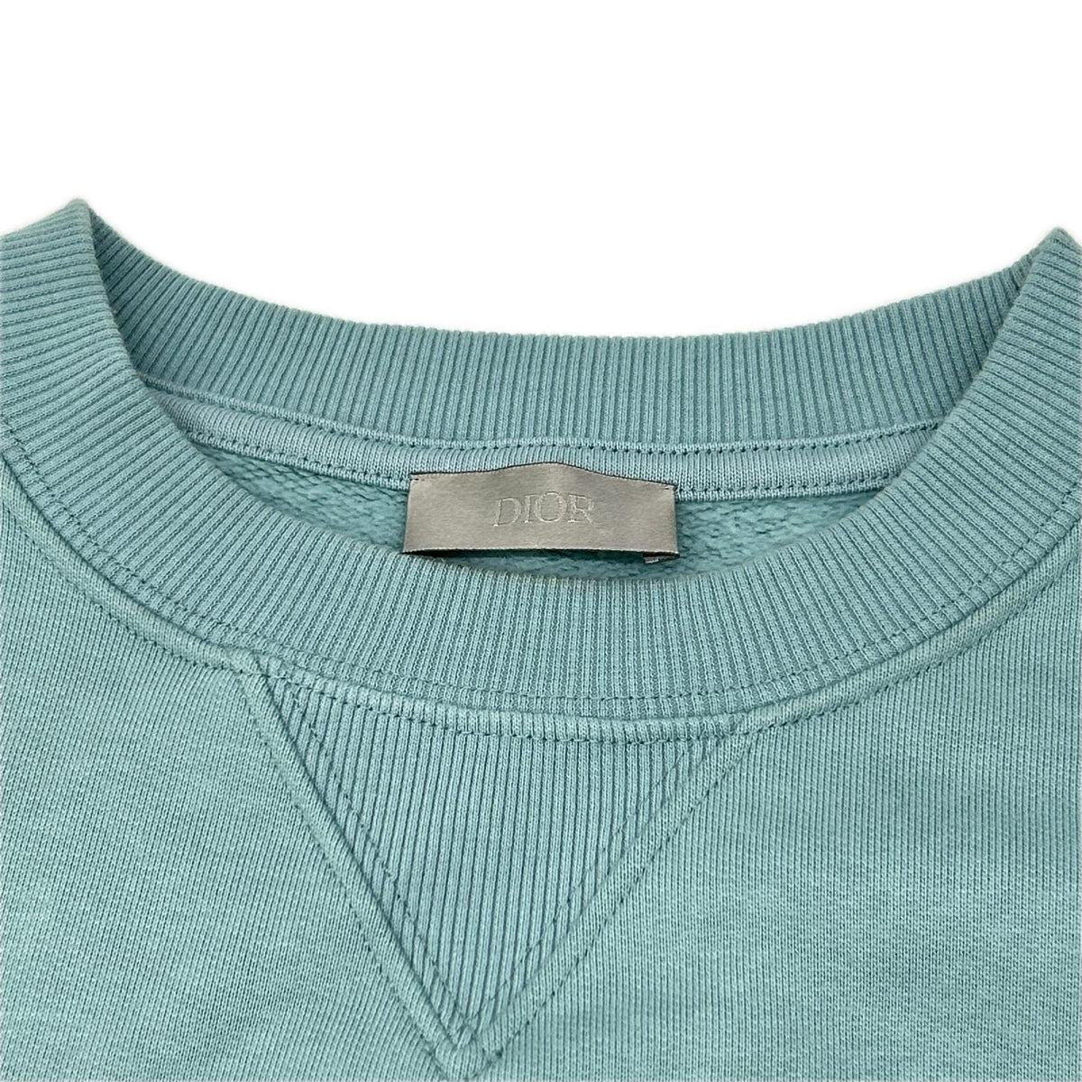 Christian Dior クリスチャンディオール 343J649A0531 23FW ブルー ロゴ刺繍 トレーナー トップス