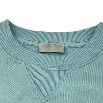 Christian Dior クリスチャンディオール 343J649A0531 23FW ブルー ロゴ刺繍 トレーナー トップス