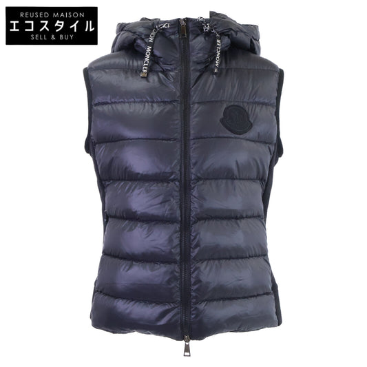 MONCLER モンクレール 【美品】E20938461900 GILET スウェット/ダウン切替 フーディ ベスト