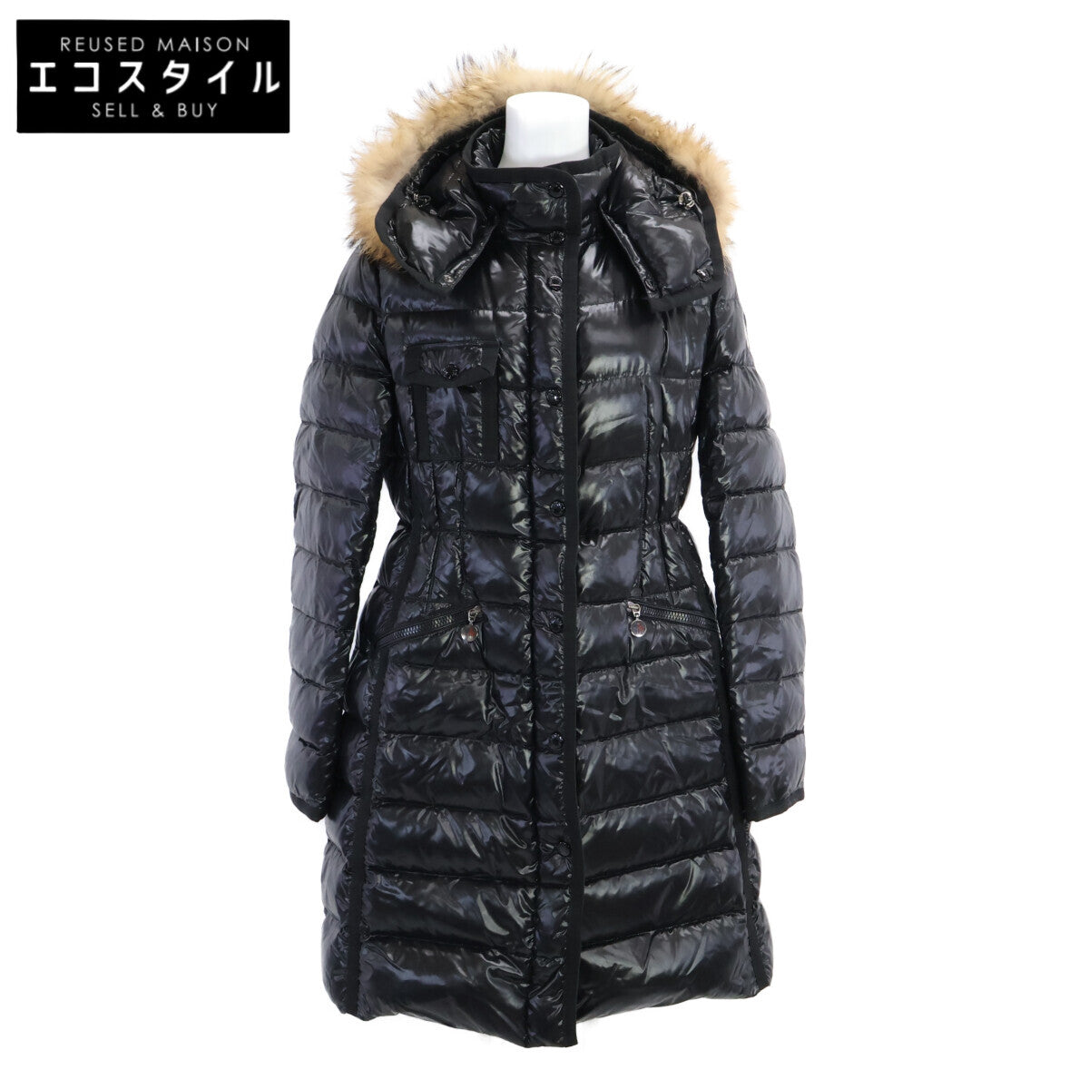 MONCLER モンクレール HERMIFUR エルミファー ファーフード付ダウン コート