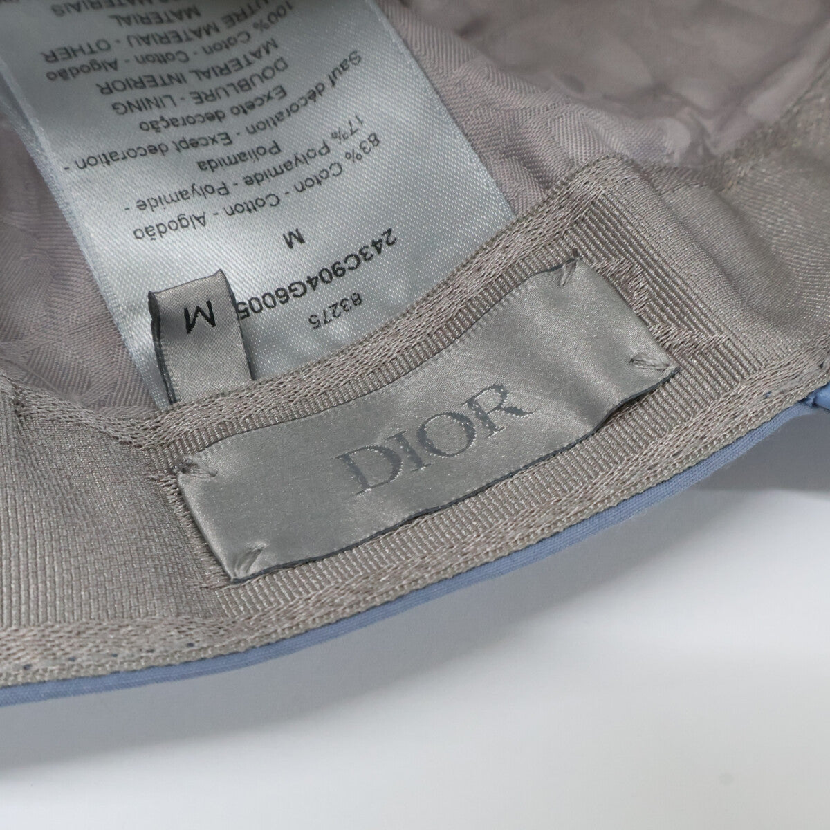 DIOR ディオール 243C904G6005 ディオール クチュール ベースボールキャップ 帽子