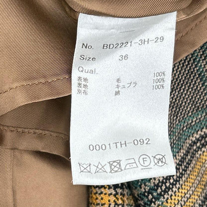 BORDERS at BALCONY ボーダーズアットバルコニー BD2221-3H-29 ブラウン チェック PLAID SKIRT スカート スカート