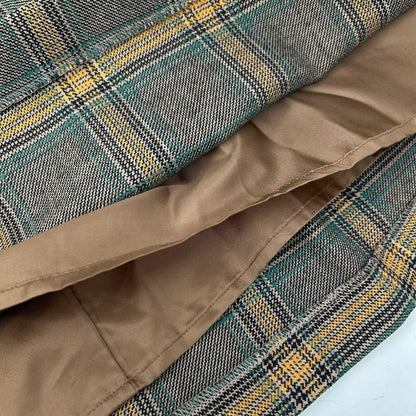 BORDERS at BALCONY ボーダーズアットバルコニー BD2221-3H-29 ブラウン チェック PLAID SKIRT スカート スカート