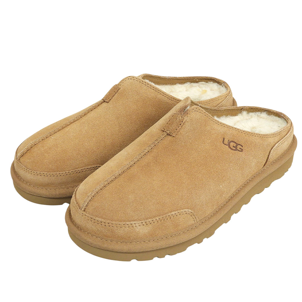 UGG アグ 新品同様 Marcman スエード スリッポン シューズ レディース ベージュ 7 1166761 シューズ