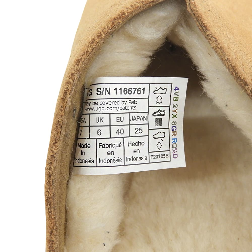 UGG アグ 新品同様 Marcman スエード スリッポン シューズ レディース ベージュ 7 1166761 シューズ