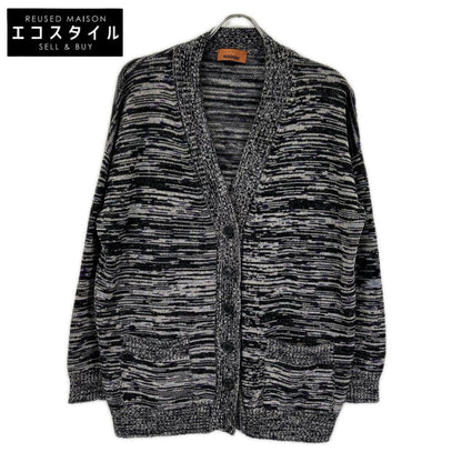 MISSONI ミッソーニ 24年 DS24WM0U ブラック カシミヤ オーバーサイズ カーディガン トップス