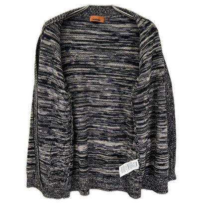 MISSONI ミッソーニ 24年 DS24WM0U ブラック カシミヤ オーバーサイズ カーディガン トップス