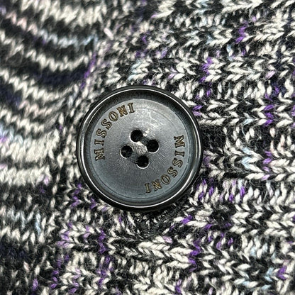 MISSONI ミッソーニ 24年 DS24WM0U ブラック カシミヤ オーバーサイズ カーディガン トップス