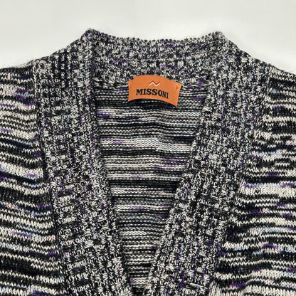 MISSONI ミッソーニ 24年 DS24WM0U ブラック カシミヤ オーバーサイズ カーディガン トップス