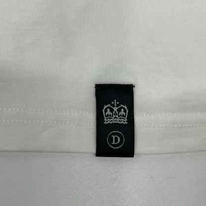 DOUBLE STANDARD CLOTHING ダブルスタンダードクロージング 【WEB限定】26SS ホワイト ハートフリル刺繍 コットン Tシャツ トップス