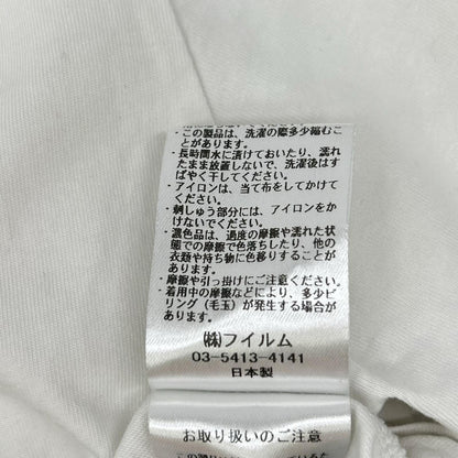 DOUBLE STANDARD CLOTHING ダブルスタンダードクロージング 【WEB限定】26SS ホワイト ハートフリル刺繍 コットン Tシャツ トップス