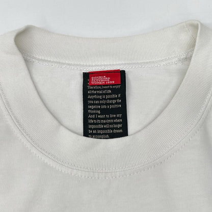 DOUBLE STANDARD CLOTHING ダブルスタンダードクロージング 【WEB限定】26SS ホワイト ハートフリル刺繍 コットン Tシャツ トップス