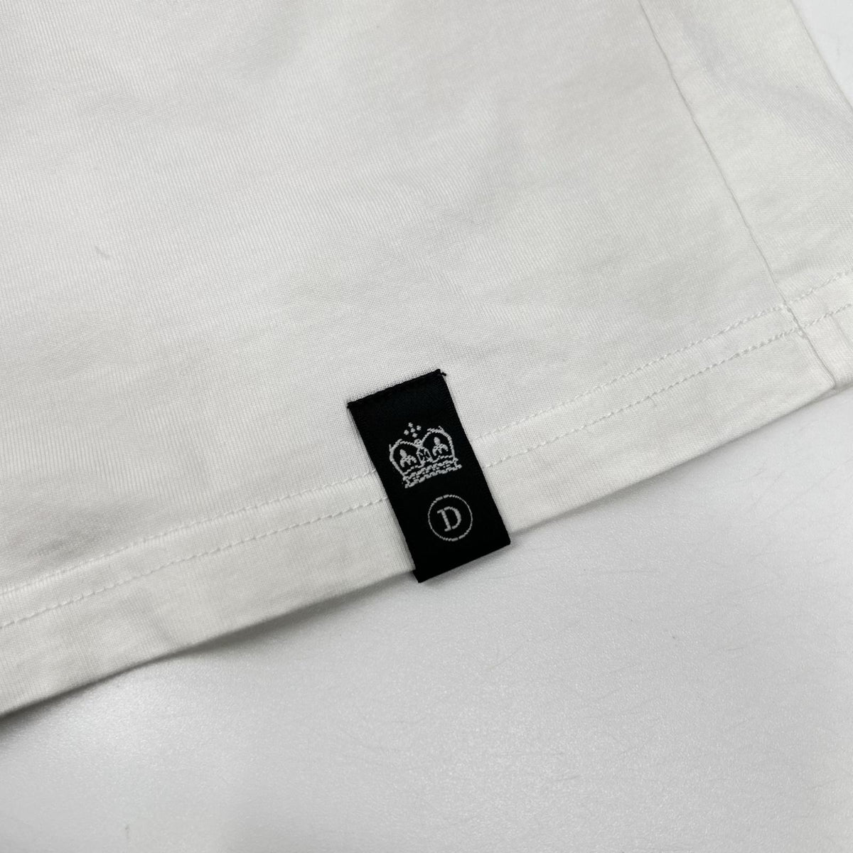 DOUBLE STANDARD CLOTHING ダブルスタンダードクロージング 【WEB限定】26SS ホワイト ハートフリル刺繍 コットン Tシャツ トップス