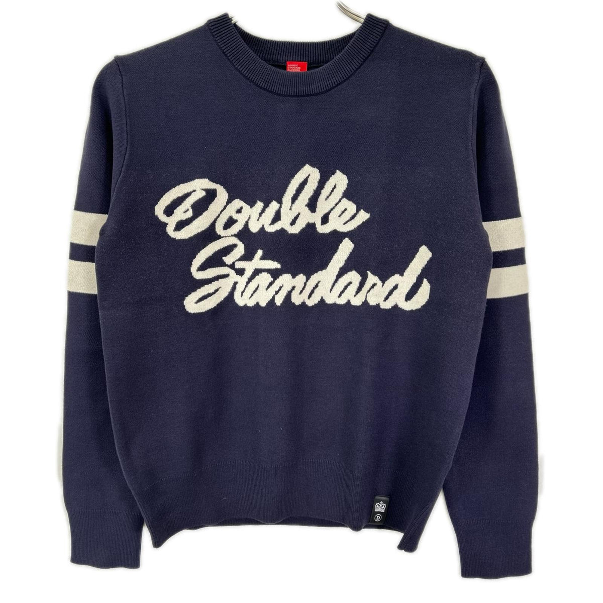 DOUBLE STANDARD CLOTHING ダブルスタンダードクロージング 25AW ネイビー Sun ジャガードニット プルオーバー トップス